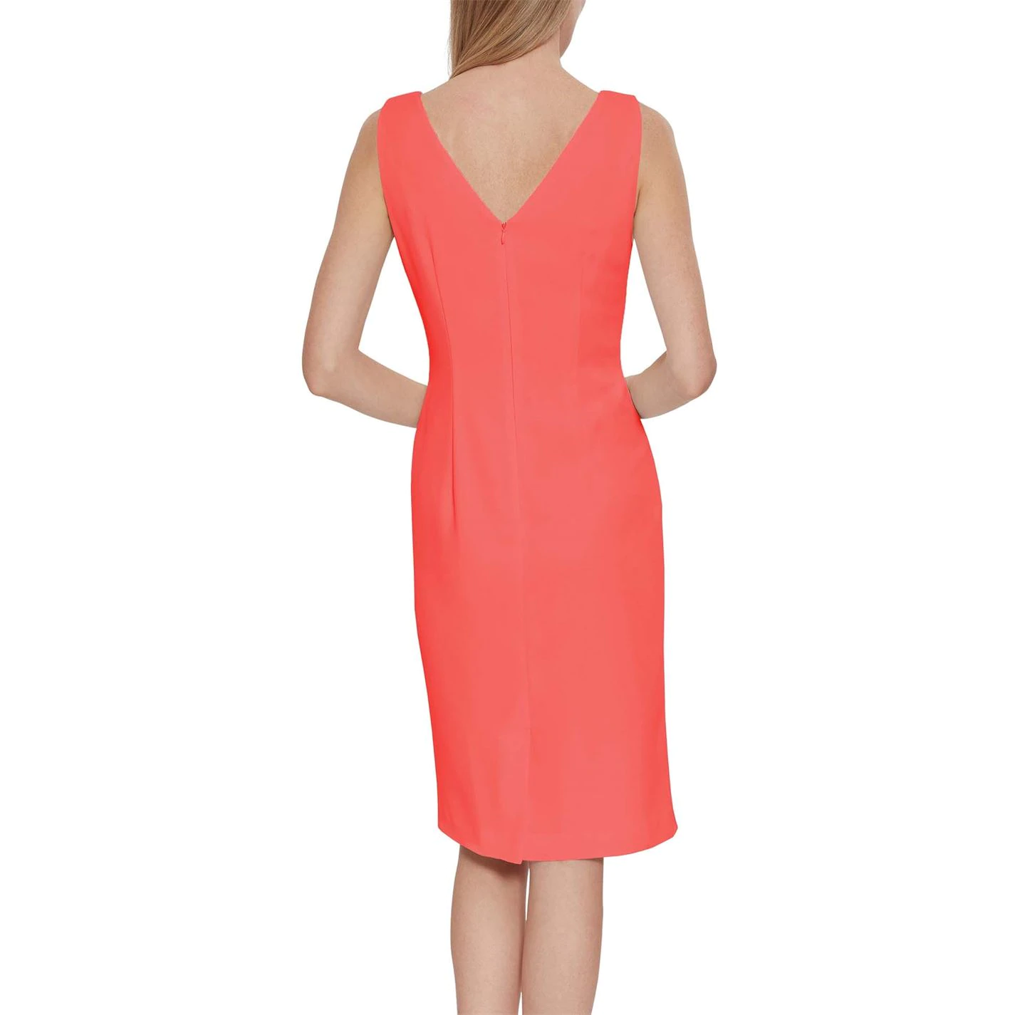 Gina Bacconi Merna Crepe Shift Dress 2 Gina Bacconi Merna Crepe Shift Dress - Image 2