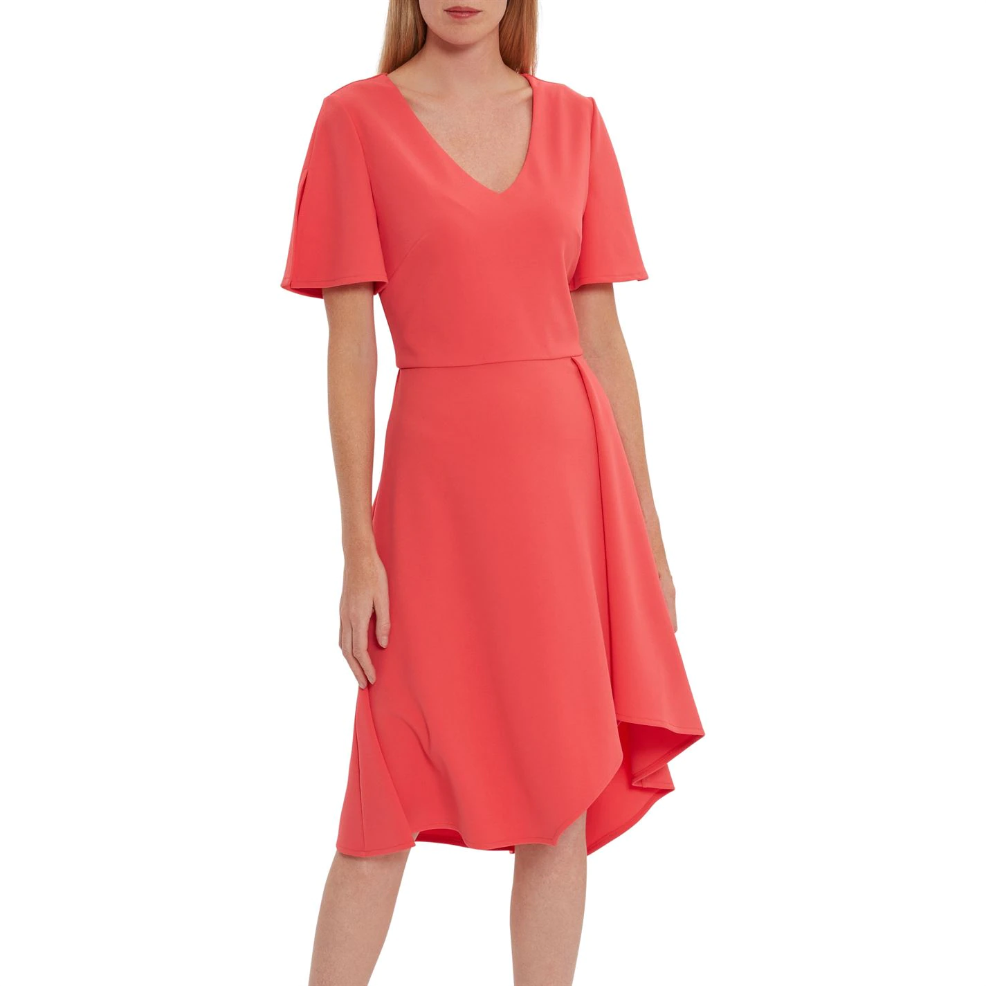 Gina Bacconi Mylee Soft Stretch Crepe Dress 2 Gina Bacconi Mylee Soft Stretch Crepe Dress - Image 2