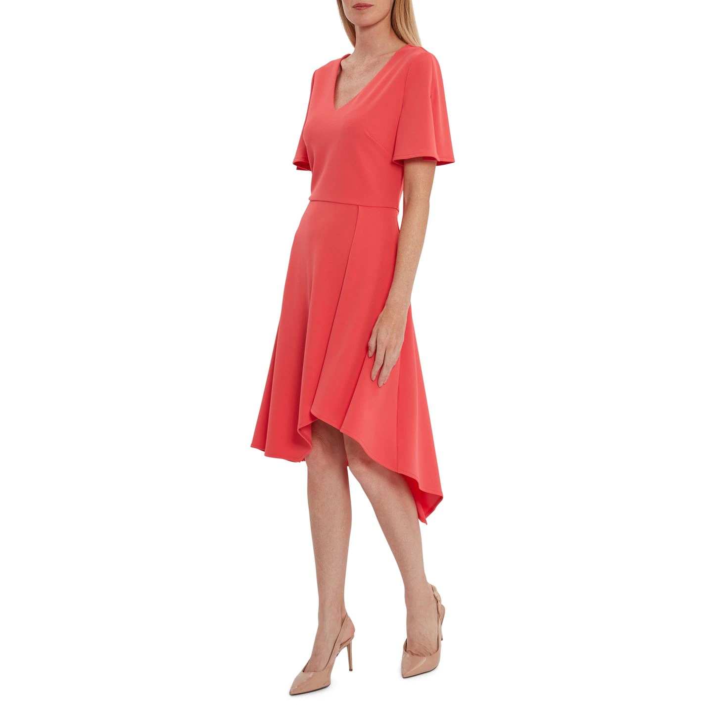 Gina Bacconi Mylee Soft Stretch Crepe Dress 5 Gina Bacconi Mylee Soft Stretch Crepe Dress - Image 5