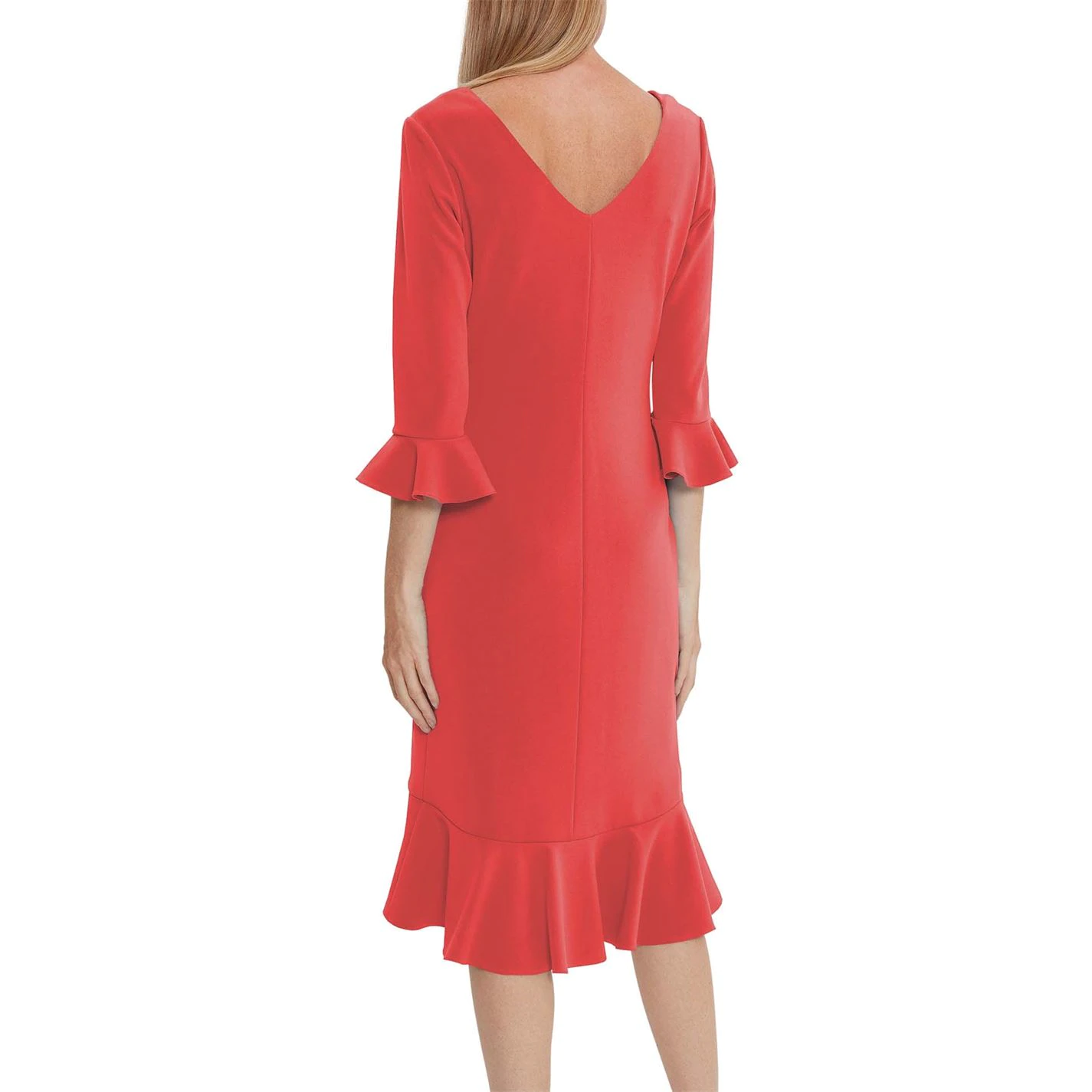 Gina Bacconi Daphne Stretch Crepe Dress 2 Gina Bacconi Daphne Stretch Crepe Dress - Image 2