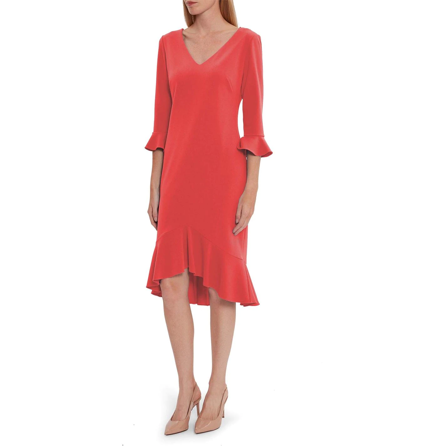 Gina Bacconi Daphne Stretch Crepe Dress 3 Gina Bacconi Daphne Stretch Crepe Dress - Image 3