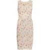 Gina Bacconi Hanneli Embroidered Shift Dress