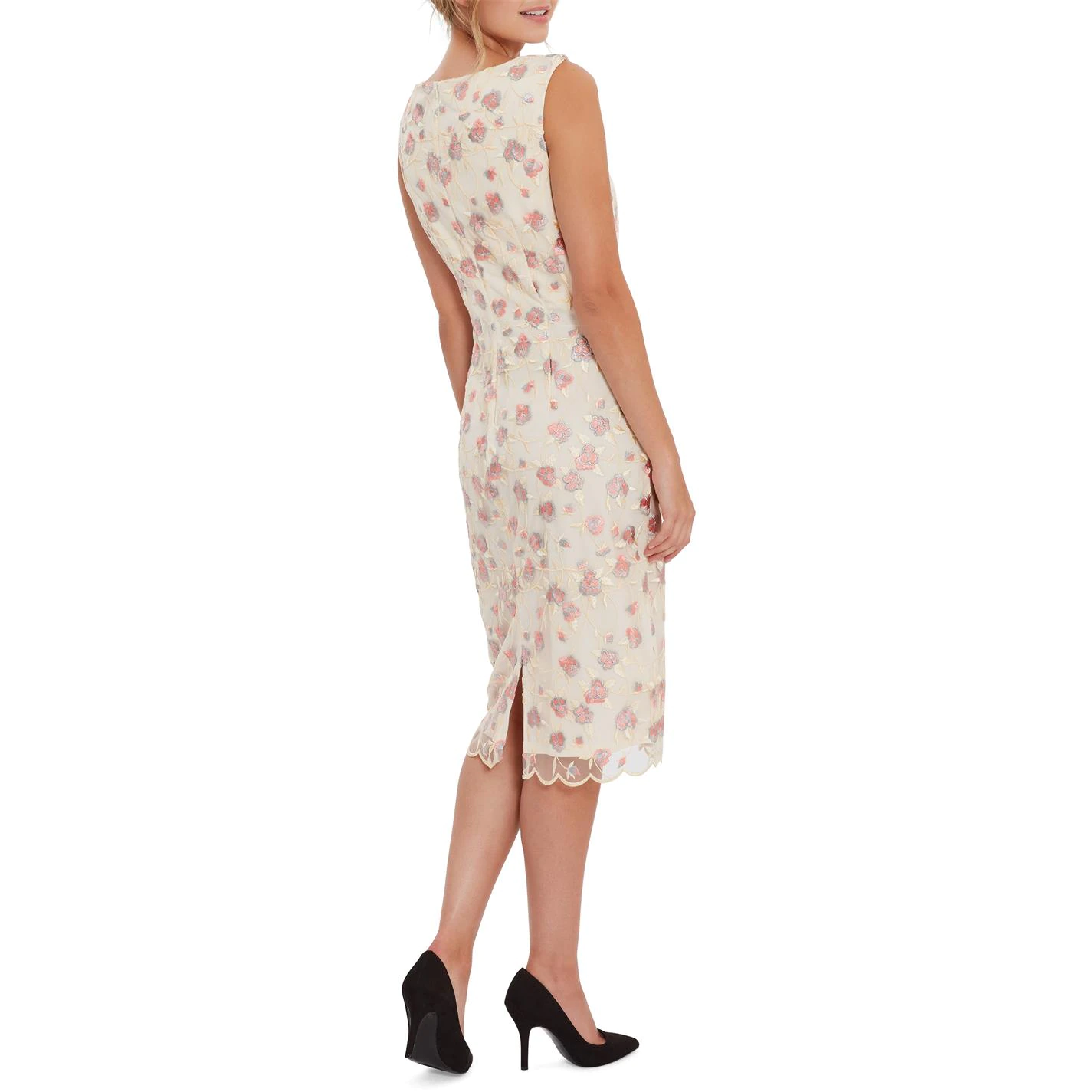 Gina Bacconi Hanneli Embroidered Shift Dress 3 Gina Bacconi Hanneli Embroidered Shift Dress - Image 3