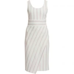 Gina Bacconi Alesta Stretch Jacquard Dress