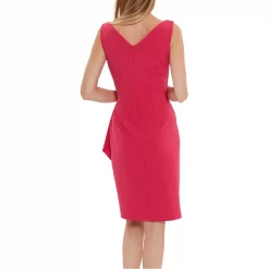 Gina Bacconi Loni Soft Stretch Crepe And Satin Dress -Gina Bacconi Sales am259800 xxl a2