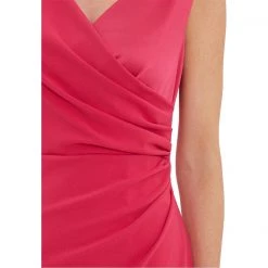 Gina Bacconi Loni Soft Stretch Crepe And Satin Dress -Gina Bacconi Sales am259800 xxl a3