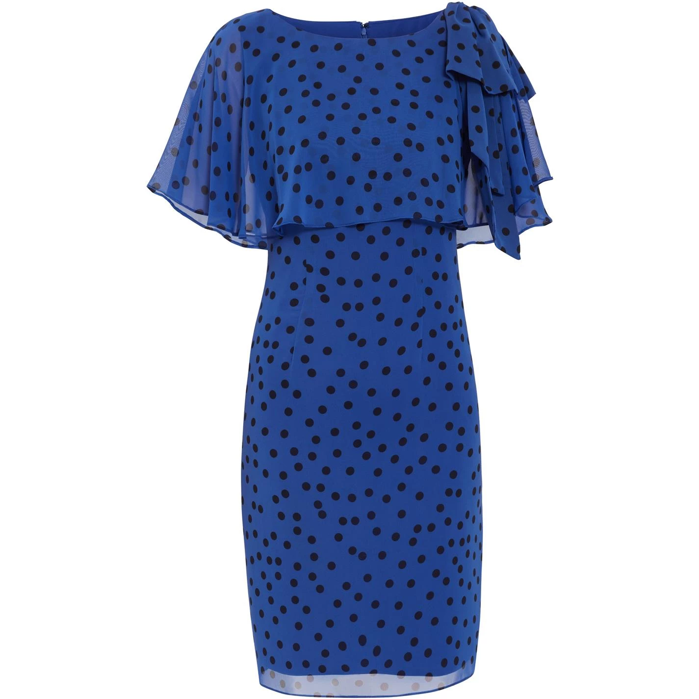 Gina Bacconi Jolana Spot Chiffon Dress 1 Gina Bacconi Jolana Spot Chiffon Dress