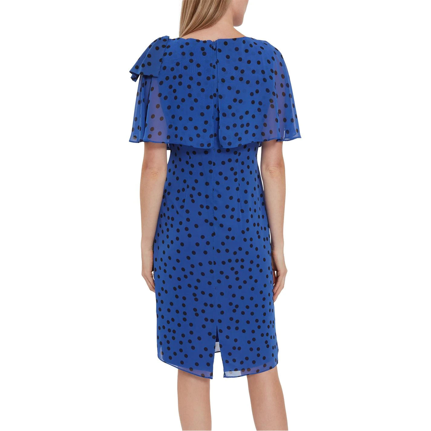 Gina Bacconi Jolana Spot Chiffon Dress 3 Gina Bacconi Jolana Spot Chiffon Dress - Image 3