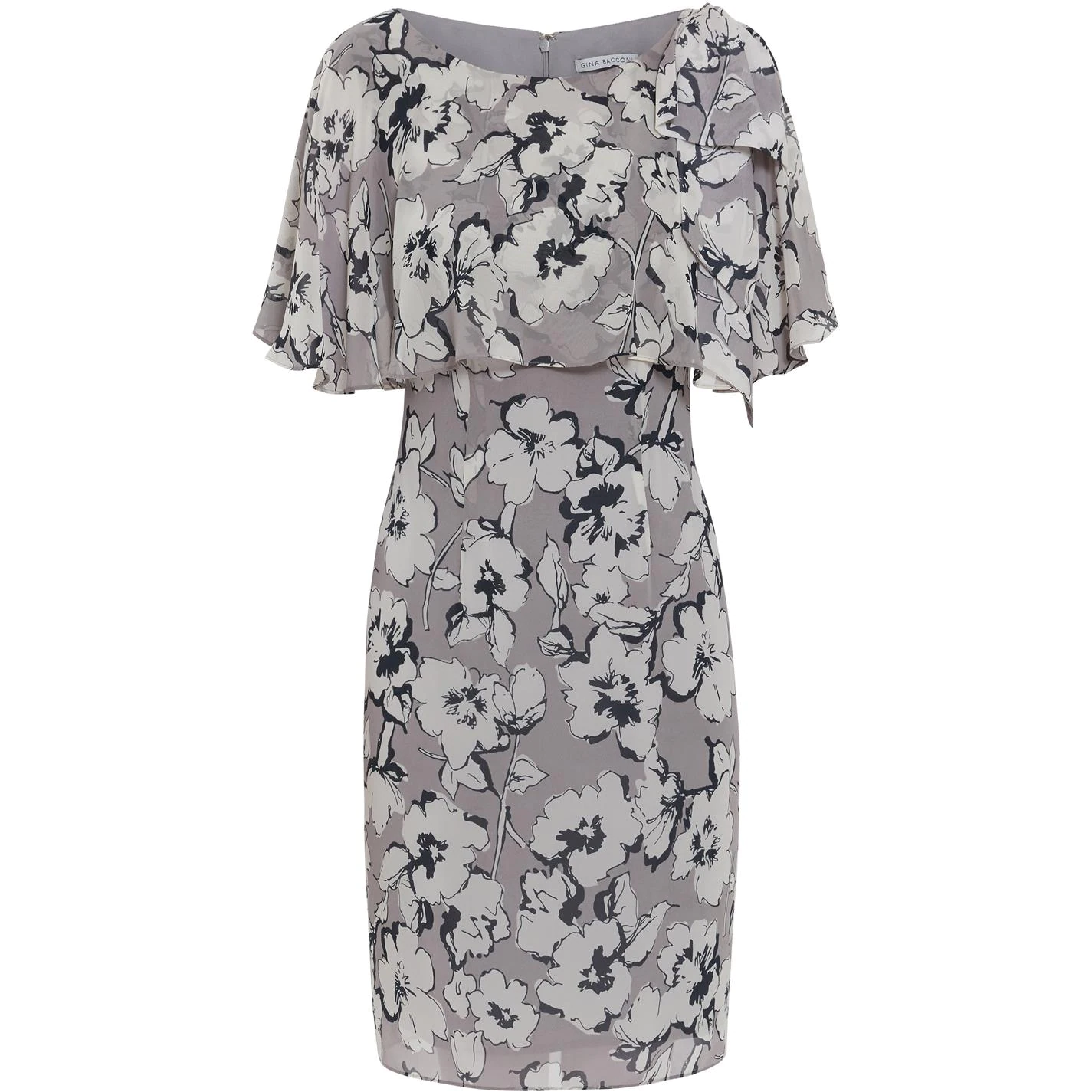 Gina Bacconi Mahra Floral Chiffon Dress 1 Gina Bacconi Mahra Floral Chiffon Dress