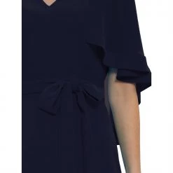Gina Bacconi Chestina Moss Crepe Dress With Cape 8 Gina Bacconi Chestina Moss Crepe Dress With Cape -Gina Bacconi Sales an204801 xxl a3
