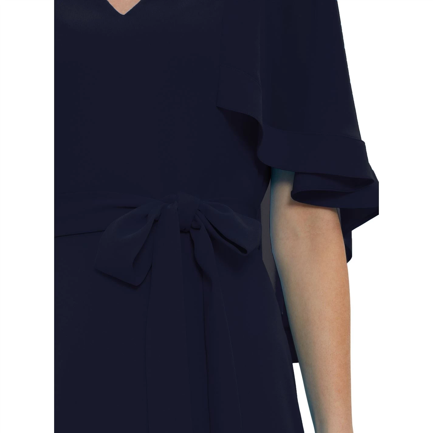 Gina Bacconi Chestina Moss Crepe Dress With Cape 4 Gina Bacconi Chestina Moss Crepe Dress With Cape - Image 4