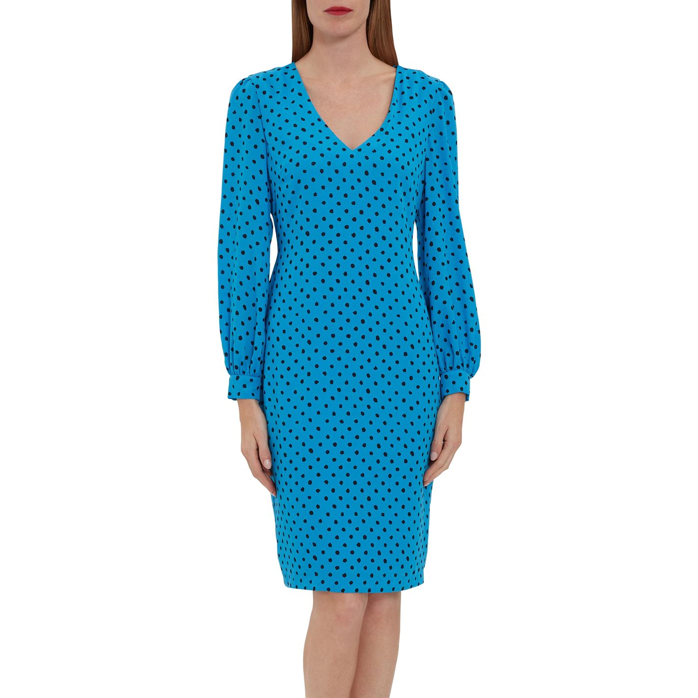 Gina Bacconi Daniella Spot Georgette Dress 2 Gina Bacconi Daniella Spot Georgette Dress - Image 2